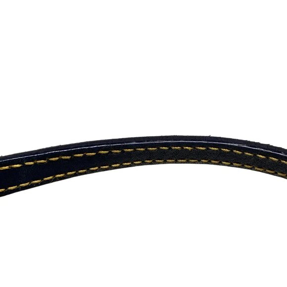 Auth DIOR/ChristianDior Saddle Pouch - Navy Cream Jacquard Leather Handbag - Picture 8 of 16